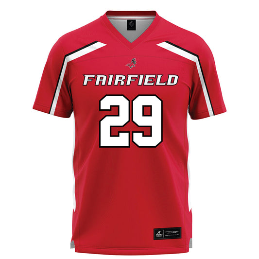 Fairfield - NCAA Men's Lacrosse : Luke Patchen - Red Lacrosse Jersey-0