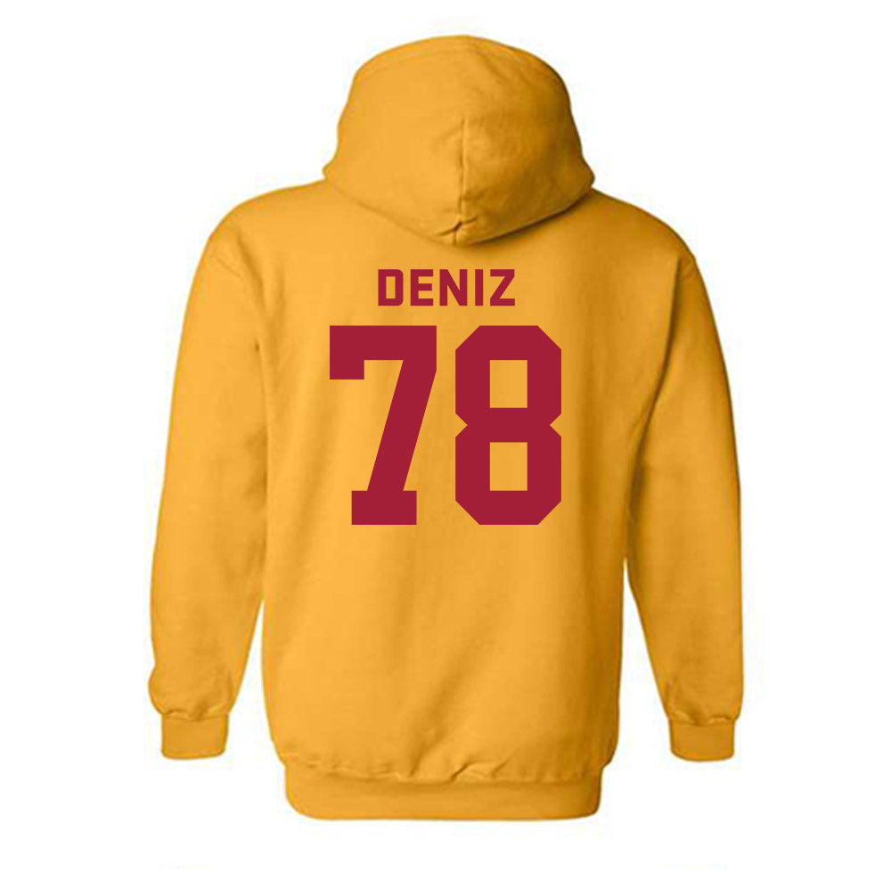 USC - NCAA Football : Chase Deniz - Classic Shersey Hooded Sweatshirt-1