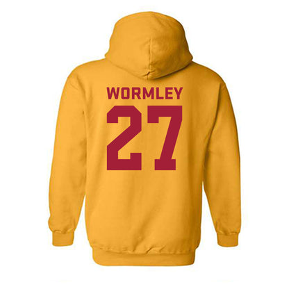 USC - NCAA Football : Riley Wormley - Classic Shersey Hooded Sweatshirt-1
