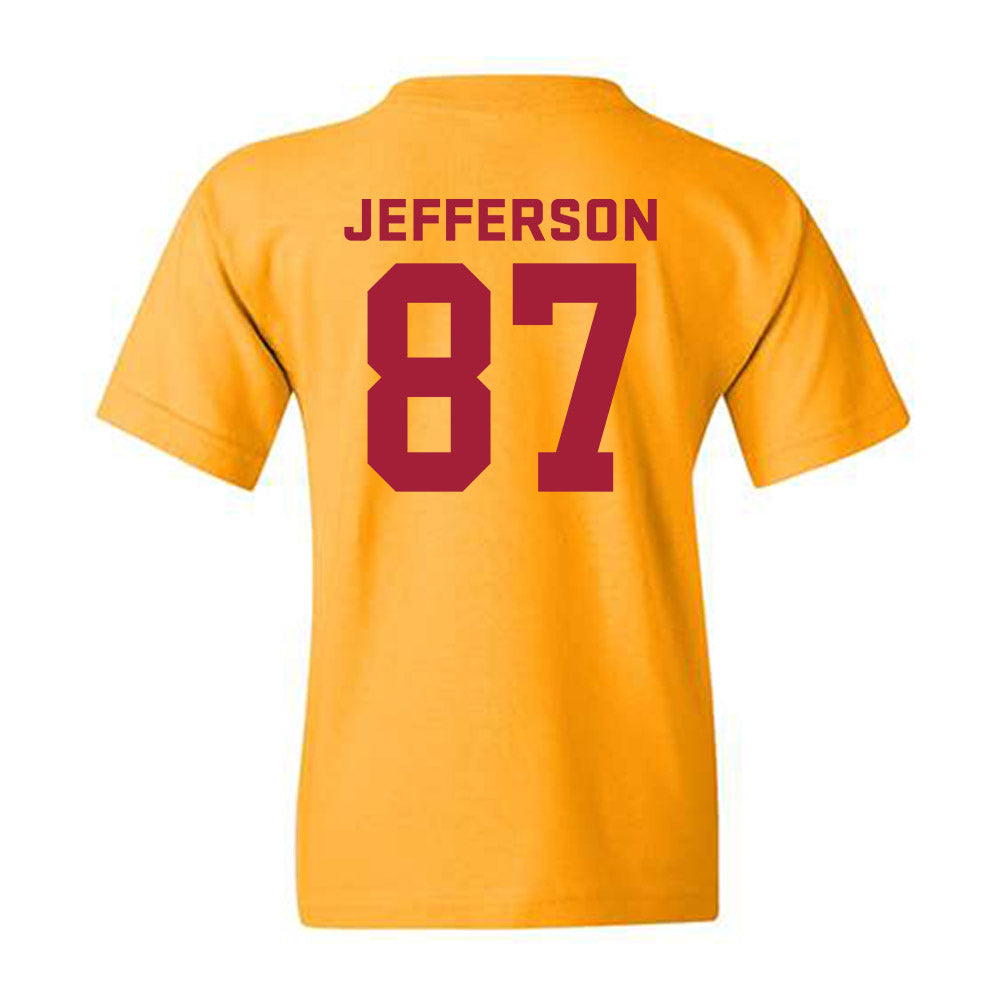 USC - NCAA Football : Josiah Jefferson - Classic Shersey Youth T-Shirt-1