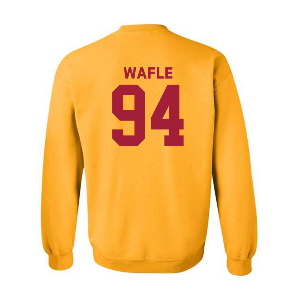USC - NCAA Football : Luke Wafle - Classic Shersey Crewneck Sweatshirt-1