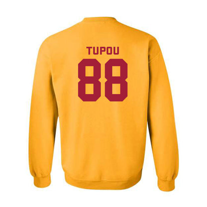 USC - NCAA Football : Taniela Tupou - Classic Shersey Crewneck Sweatshirt-1