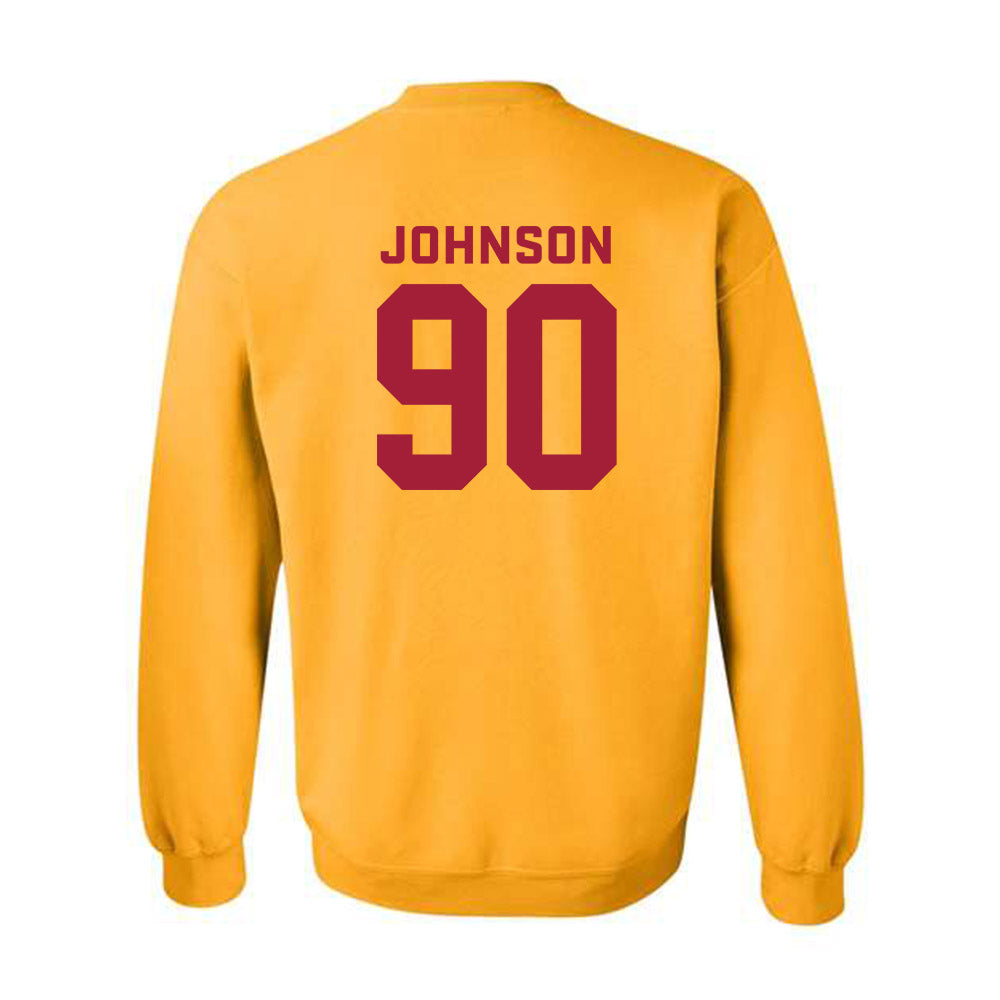 USC - NCAA Football : Jake Johnson - Classic Shersey Crewneck Sweatshirt-1