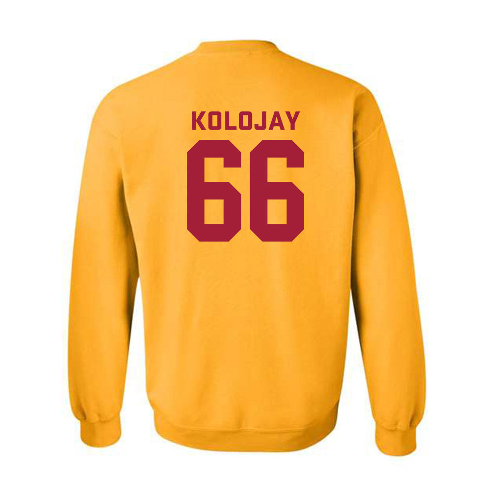 USC - NCAA Football : Breck Kolojay - Classic Shersey Crewneck Sweatshirt-1