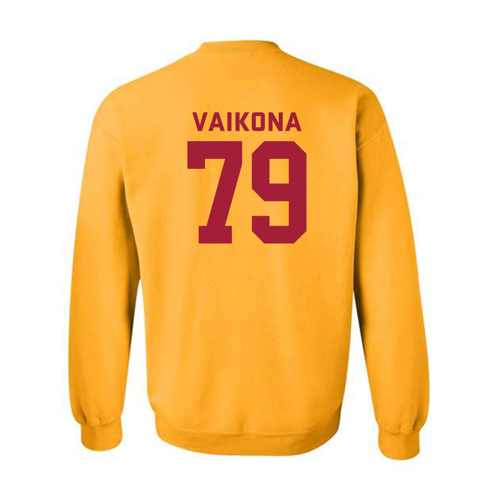 USC - NCAA Football : Elijah Vaikona - Classic Shersey Crewneck Sweatshirt-1