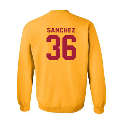 USC - NCAA Football : Rey Sanchez - Classic Shersey Crewneck Sweatshirt-1