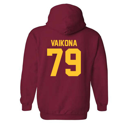 USC - NCAA Football : Elijah Vaikona - Classic Shersey Hooded Sweatshirt-1