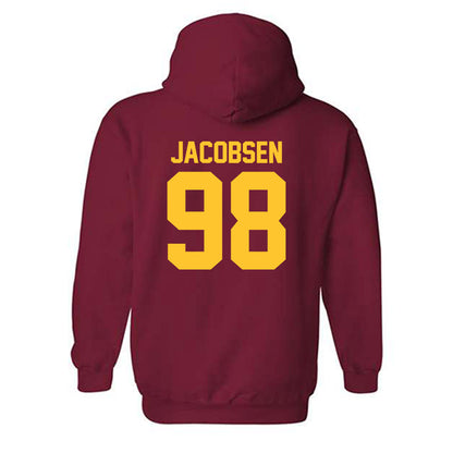 USC - NCAA Football : Cash Jacobsen - Classic Shersey Hooded Sweatshirt-1