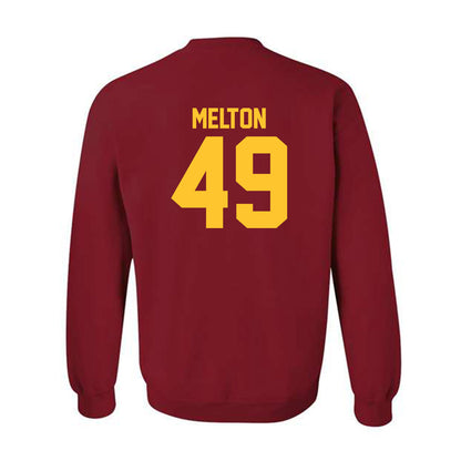 USC - NCAA Football : Fisher Melton - Classic Shersey Crewneck Sweatshirt-1