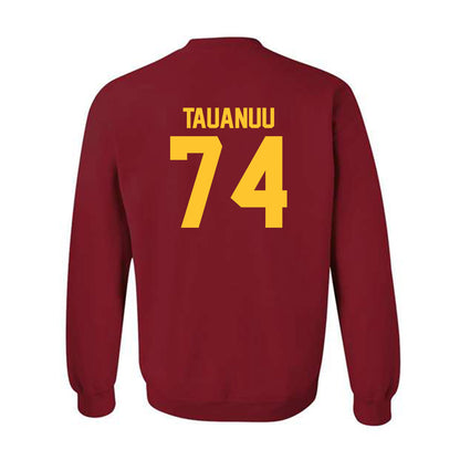 USC - NCAA Football : Justin Tauanuu - Classic Shersey Crewneck Sweatshirt-1