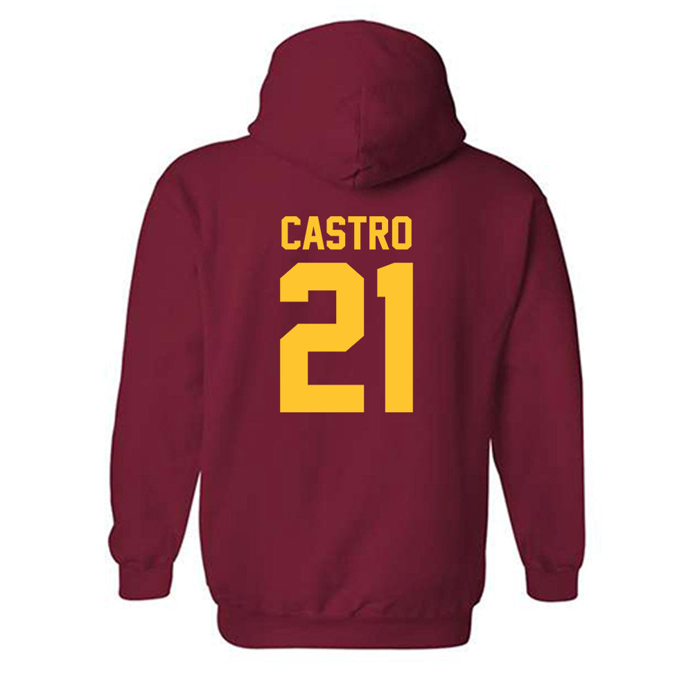 USC - NCAA Football : Trestin Castro - Classic Shersey Hooded Sweatshirt-1