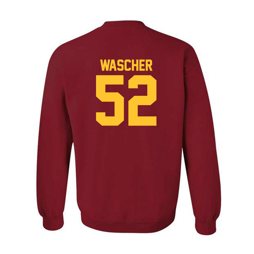 USC - NCAA Football : Willi Wascher - Classic Shersey Crewneck Sweatshirt-1