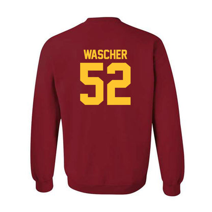 USC - NCAA Football : Willi Wascher - Classic Shersey Crewneck Sweatshirt-1