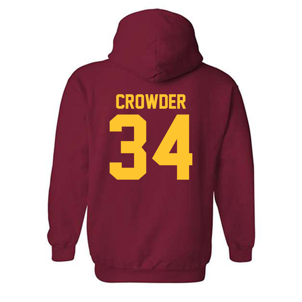 USC - NCAA Football : Jayden Crowder - Classic Shersey Hooded Sweatshirt-1