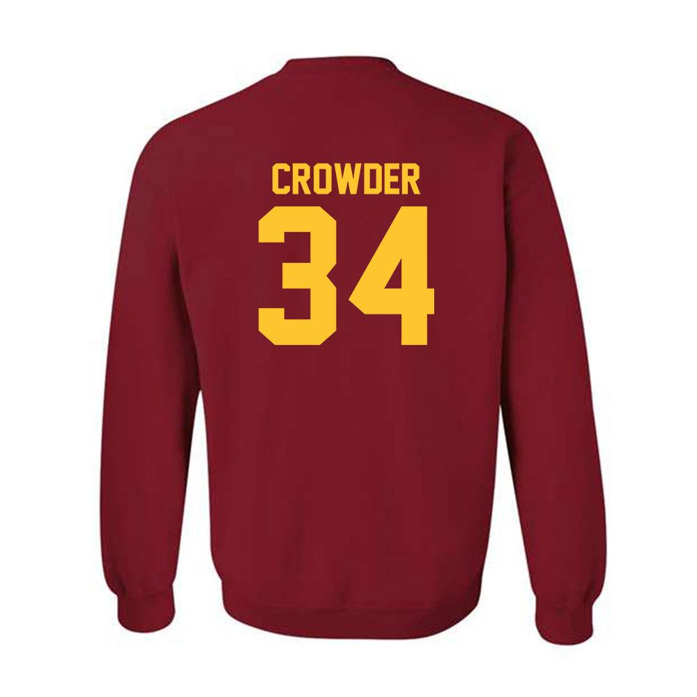USC - NCAA Football : Jayden Crowder - Classic Shersey Crewneck Sweatshirt-1