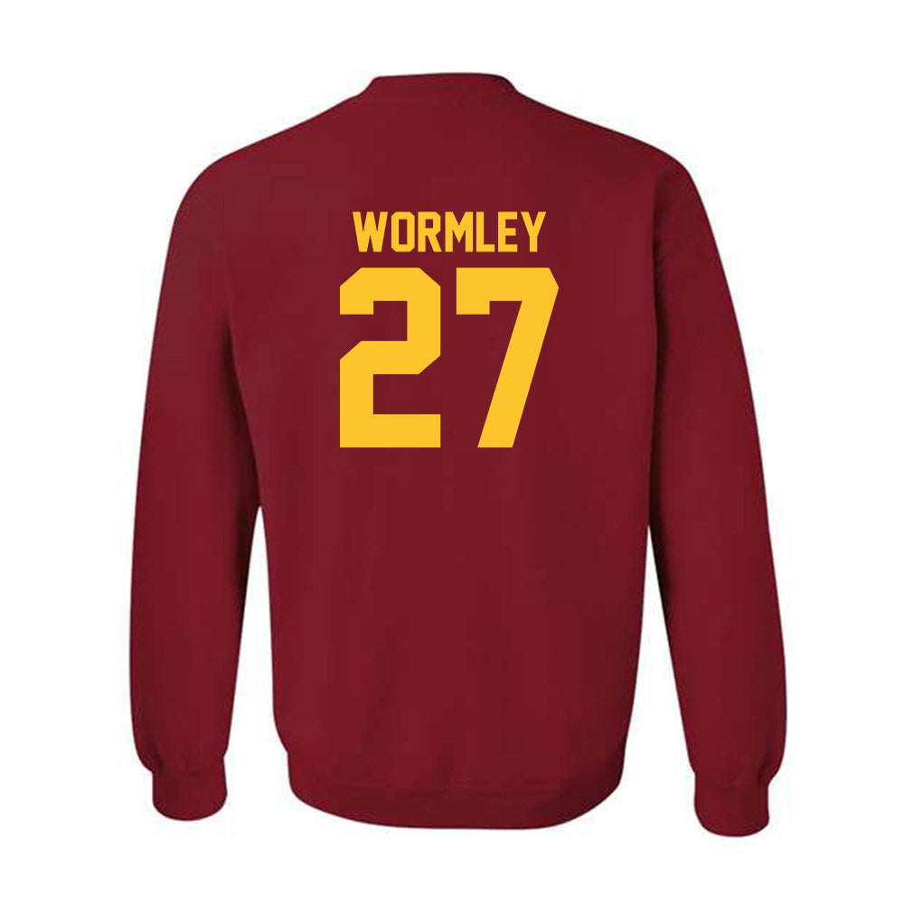 USC - NCAA Football : Riley Wormley - Classic Shersey Crewneck Sweatshirt-1