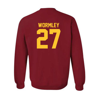 USC - NCAA Football : Riley Wormley - Classic Shersey Crewneck Sweatshirt-1