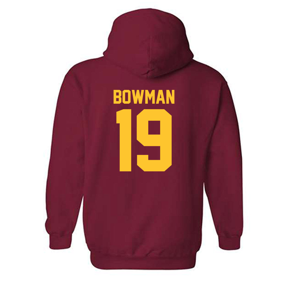 USC - NCAA Football : Mark Bowman - Classic Shersey Hooded Sweatshirt-1
