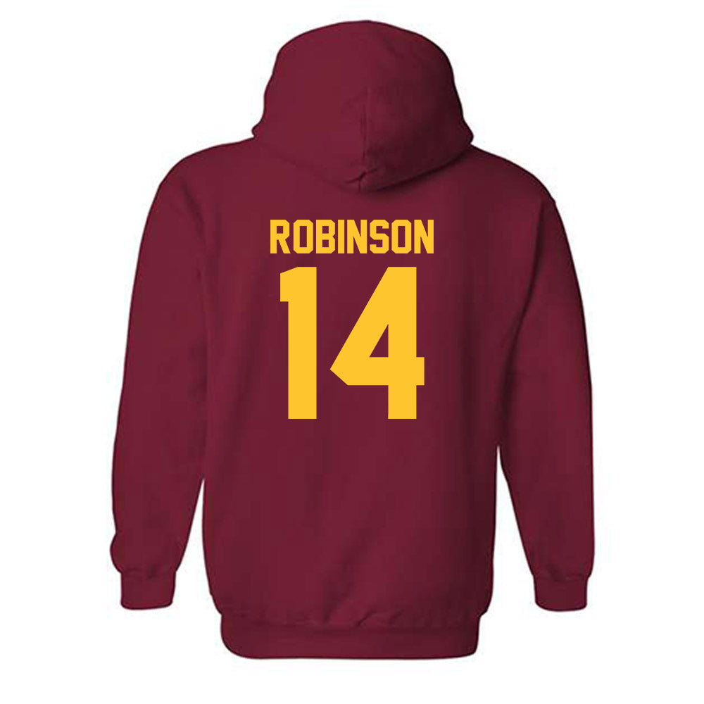 USC - NCAA Football : Ta'Mere Robinson - Classic Shersey Hooded Sweatshirt-1