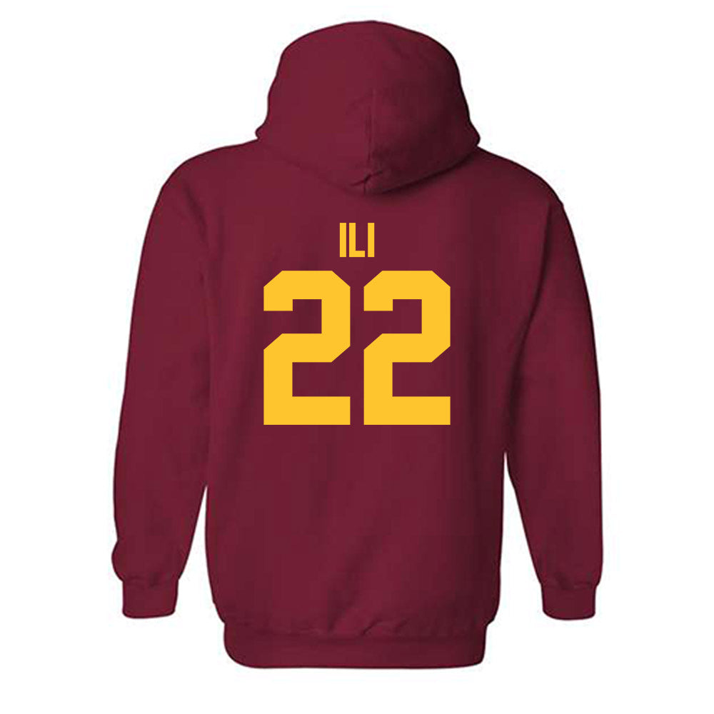 USC - NCAA Football : Talanoa Ili - Classic Shersey Hooded Sweatshirt-1