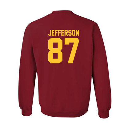USC - NCAA Football : Josiah Jefferson - Classic Shersey Crewneck Sweatshirt-1