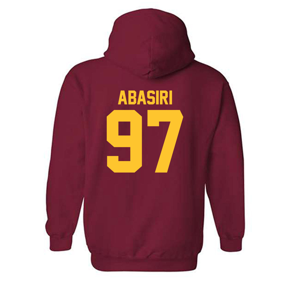 USC - NCAA Football : Jide Abasiri - Classic Shersey Hooded Sweatshirt-1