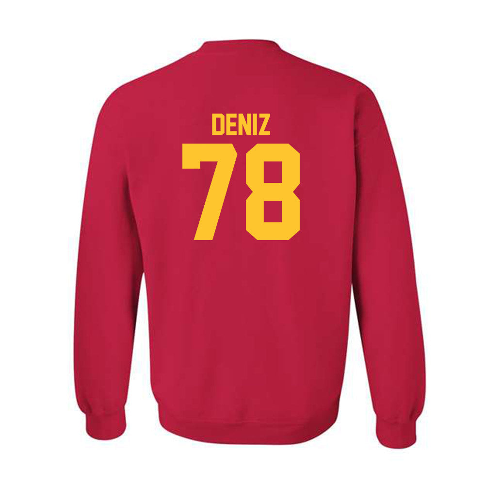 USC - NCAA Football : Chase Deniz - Classic Shersey Crewneck Sweatshirt-1