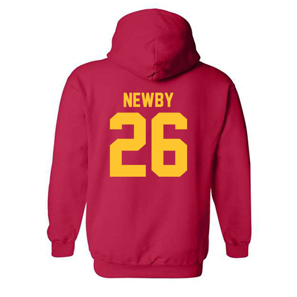 USC - NCAA Football : Elijah Newby - Classic Shersey Hooded Sweatshirt-1