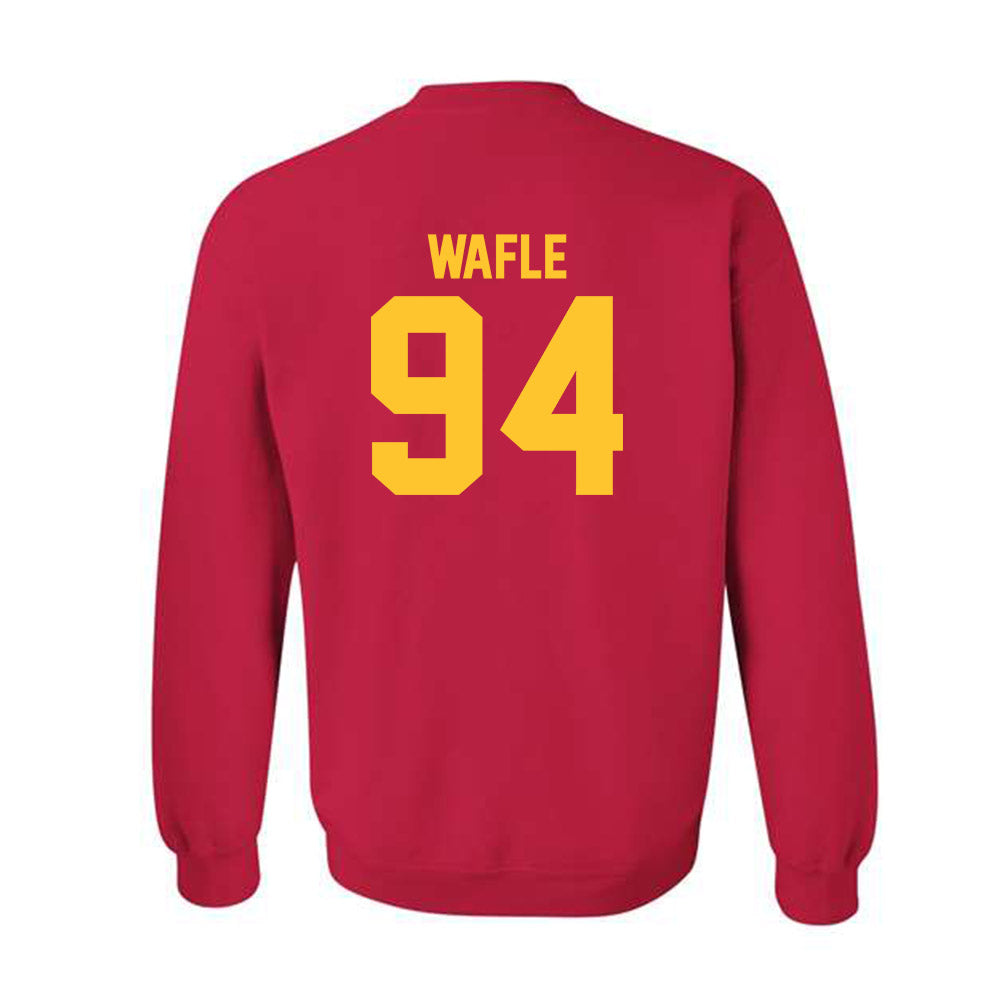 USC - NCAA Football : Luke Wafle - Classic Shersey Crewneck Sweatshirt-1
