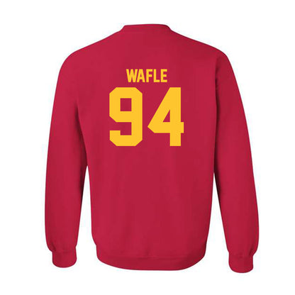 USC - NCAA Football : Luke Wafle - Classic Shersey Crewneck Sweatshirt-1