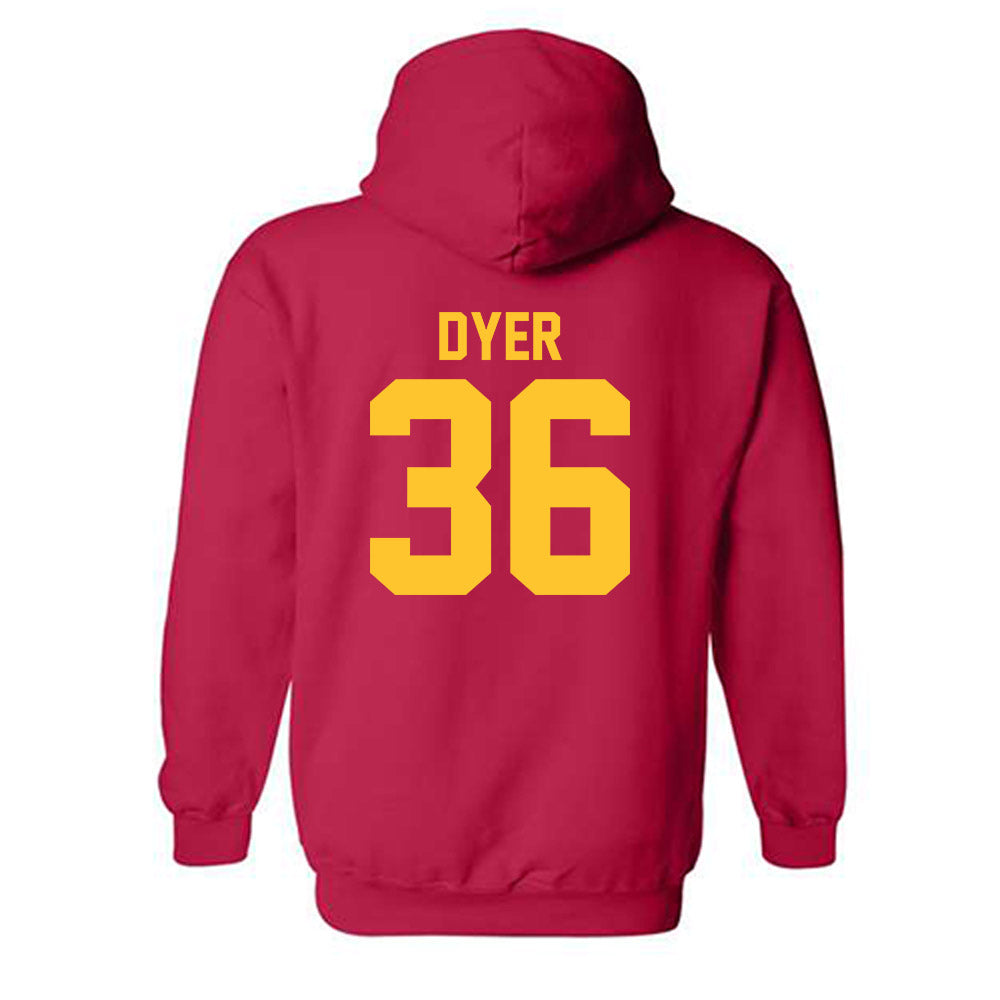 USC - NCAA Football : Peyton Dyer - Classic Shersey Hooded Sweatshirt-1