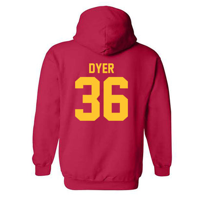 USC - NCAA Football : Peyton Dyer - Classic Shersey Hooded Sweatshirt-1