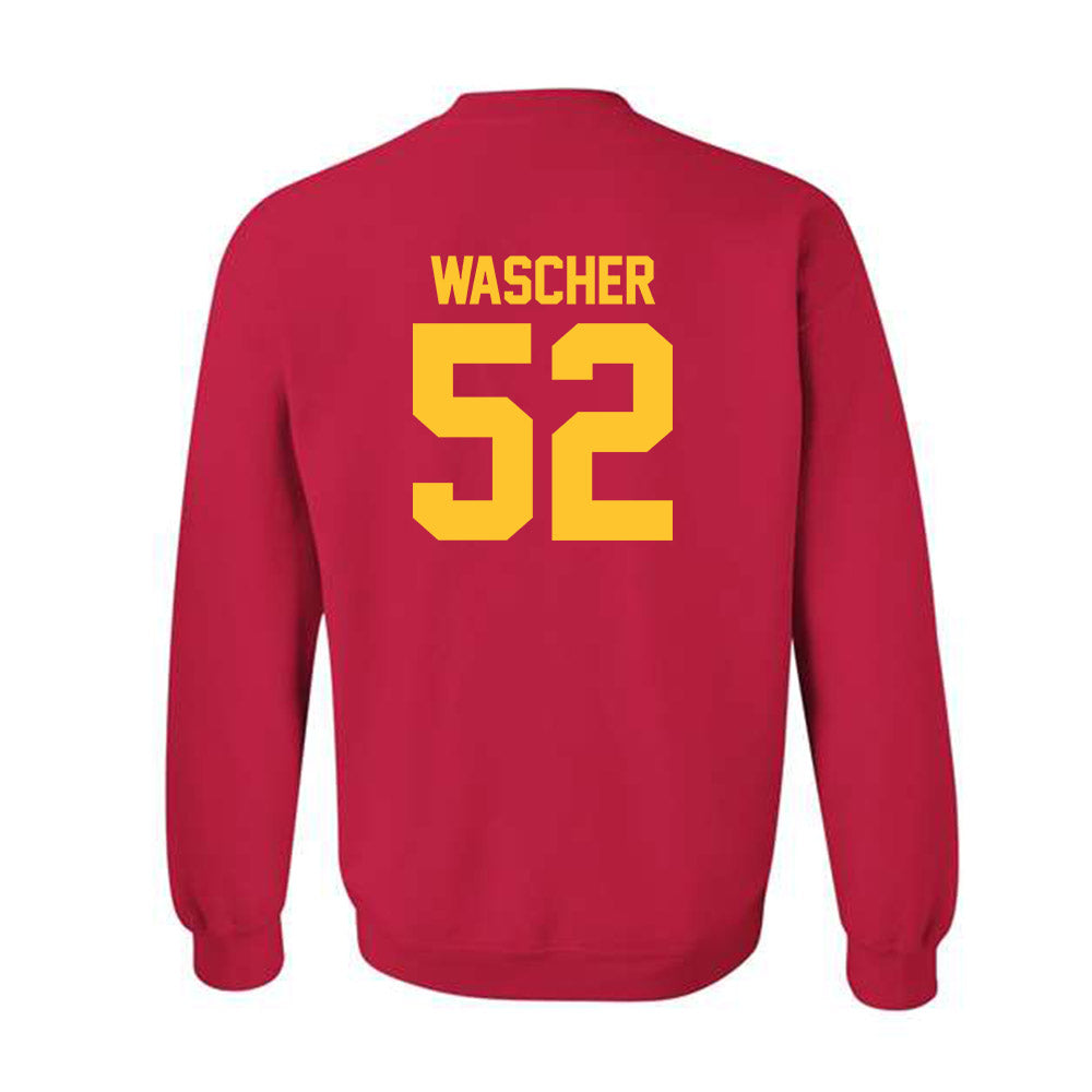 USC - NCAA Football : Willi Wascher - Classic Shersey Crewneck Sweatshirt-1