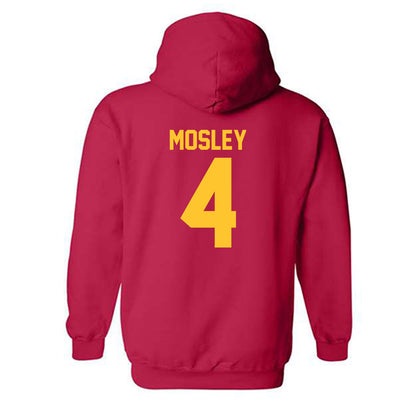 USC - NCAA Football : Trent Mosley - Classic Shersey Hooded Sweatshirt-1