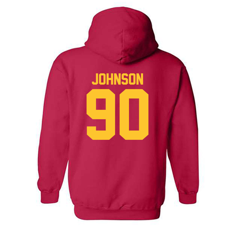 USC - NCAA Football : Jake Johnson - Classic Shersey Hooded Sweatshirt-1