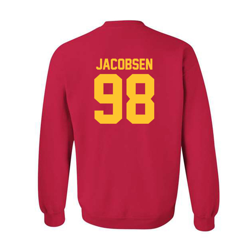 USC - NCAA Football : Cash Jacobsen - Classic Shersey Crewneck Sweatshirt-1