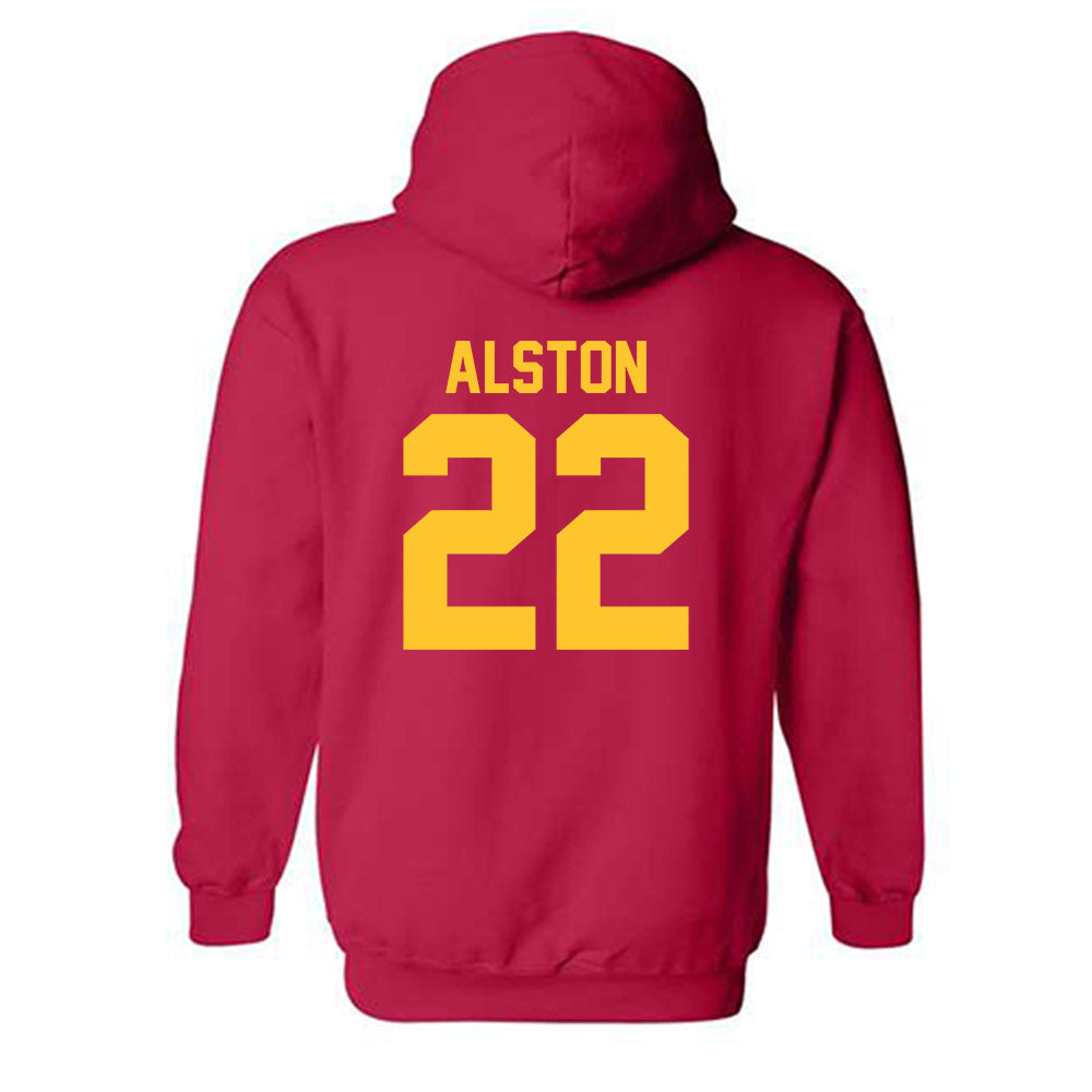USC - NCAA Football : Shahn Alston - Classic Shersey Hooded Sweatshirt-1