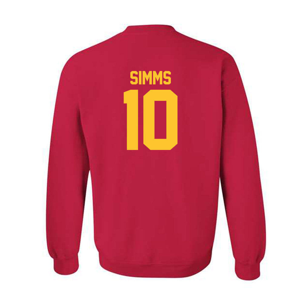 USC - NCAA Football : Corey Simms - Classic Shersey Crewneck Sweatshirt-1