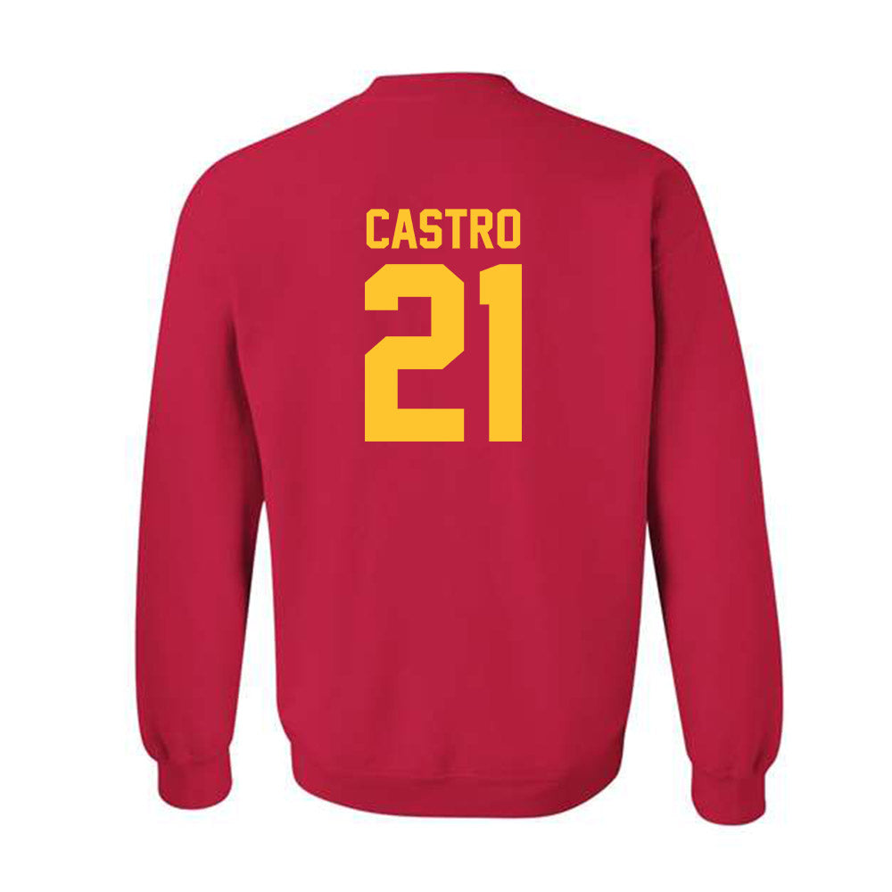USC - NCAA Football : Trestin Castro - Classic Shersey Crewneck Sweatshirt-1