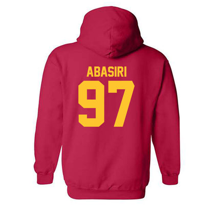 USC - NCAA Football : Jide Abasiri - Classic Shersey Hooded Sweatshirt-1