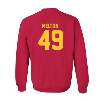 USC - NCAA Football : Fisher Melton - Classic Shersey Crewneck Sweatshirt-1