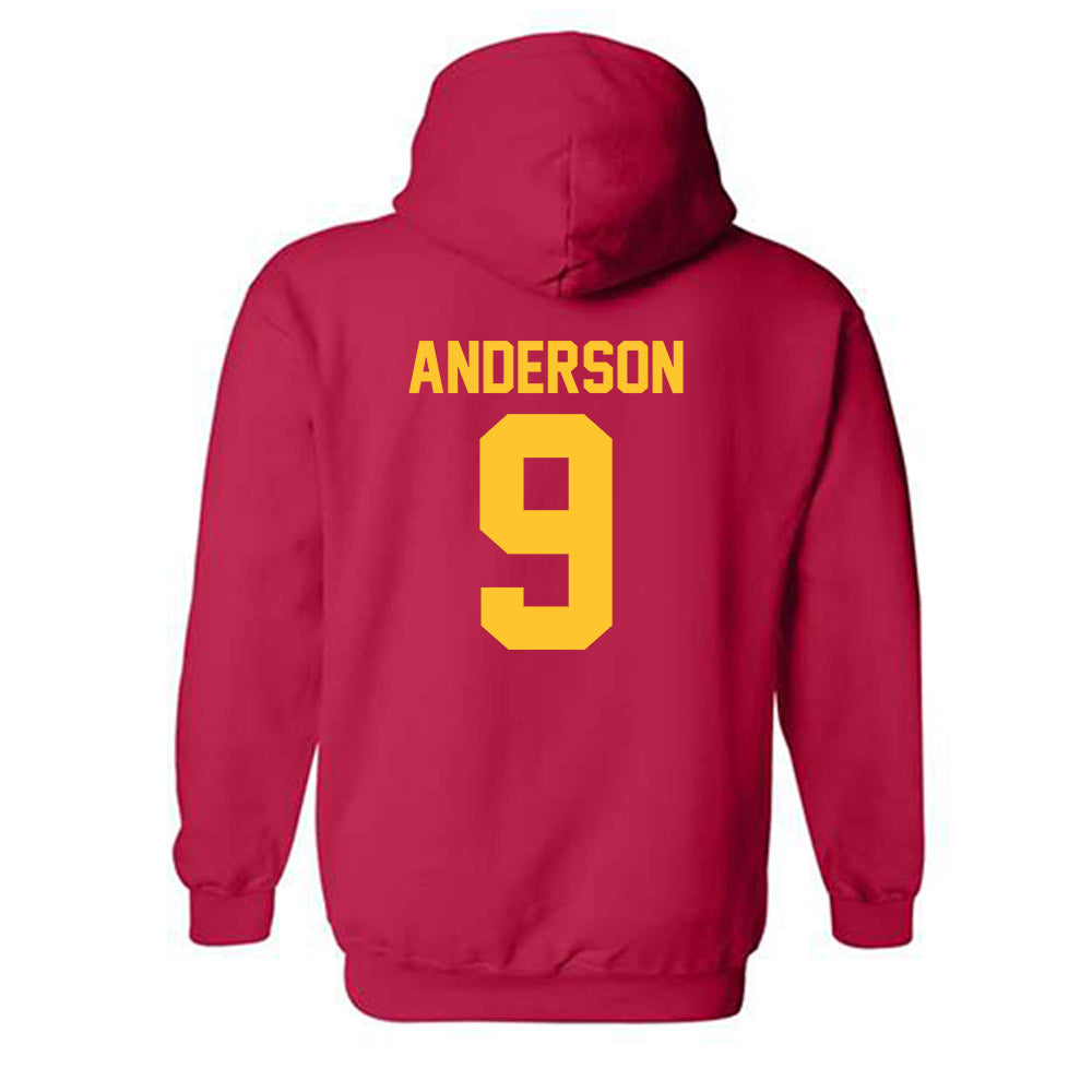 USC - NCAA Football : Terrell Anderson - Classic Shersey Hooded Sweatshirt-1