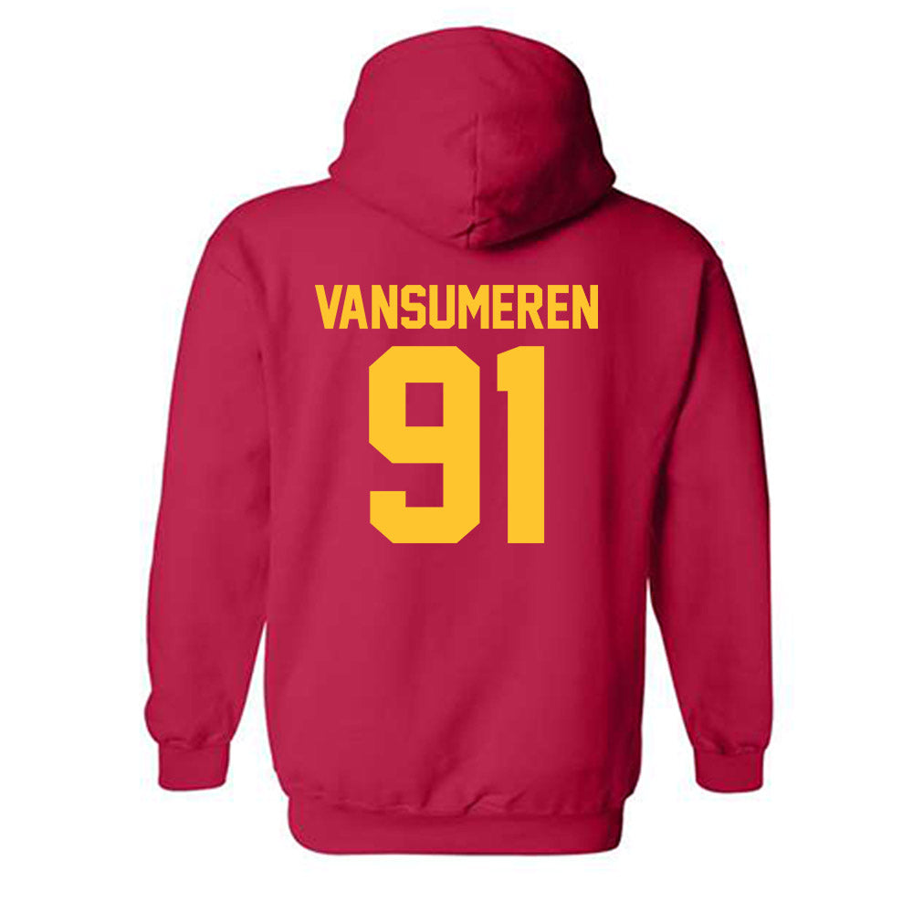 USC - NCAA Football : Alex VanSumeren - Classic Shersey Hooded Sweatshirt-1