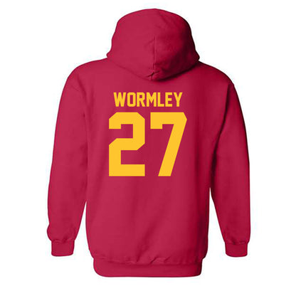 USC - NCAA Football : Riley Wormley - Classic Shersey Hooded Sweatshirt-1