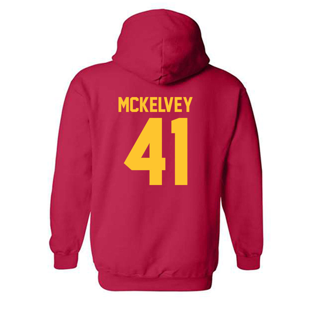 USC - NCAA Football : Cian McKelvey - Classic Shersey Hooded Sweatshirt-1