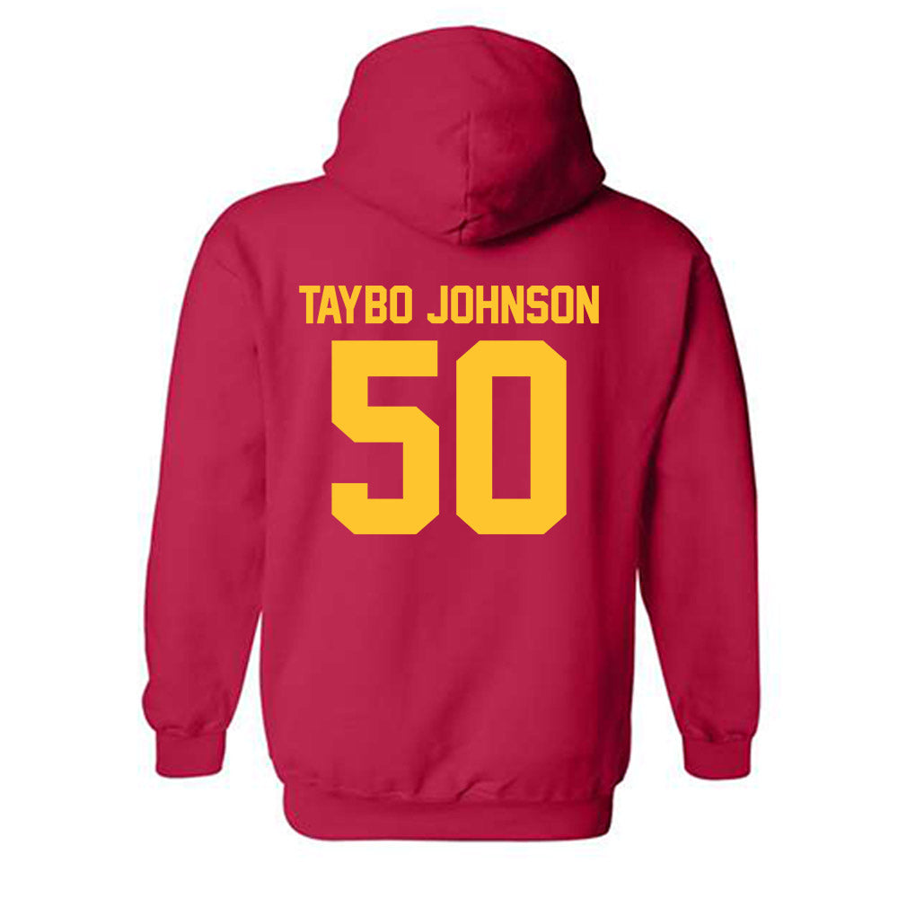 USC - NCAA Football : Taylor "Taybo" Johnson - Classic Shersey Hooded Sweatshirt-1