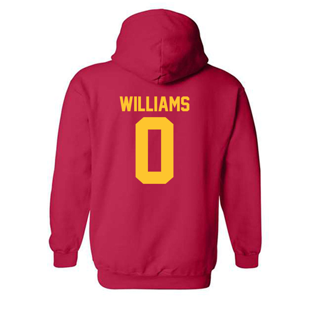 USC - NCAA Football : Zacharyus Williams - Classic Shersey Hooded Sweatshirt-1