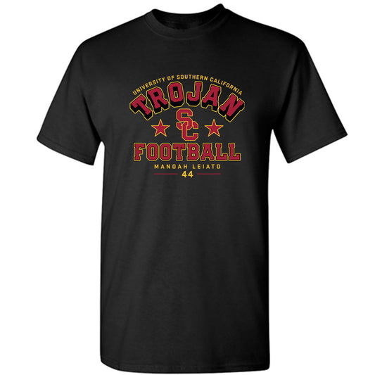 USC - NCAA Football : Manoah Leiato - Classic Fashion Shersey T-Shirt-0
