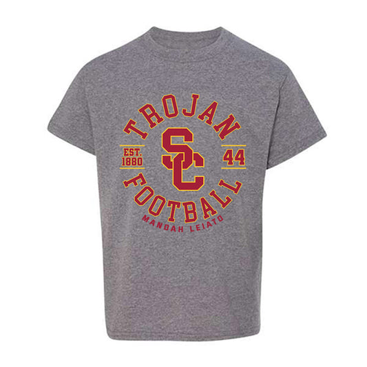 USC - NCAA Football : Manoah Leiato - Youth T-Shirt-0
