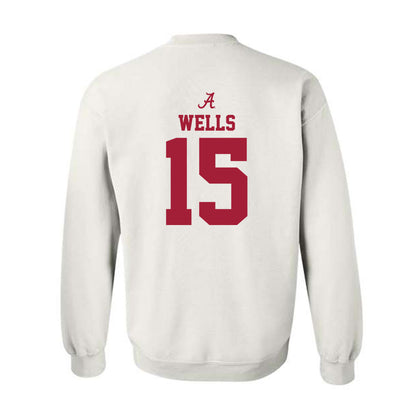 Alabama - NCAA Softball : Brooke Wells - Sports Shersey Crewneck Sweatshirt-1